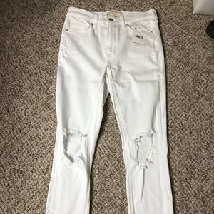 NWT White free people jeans
